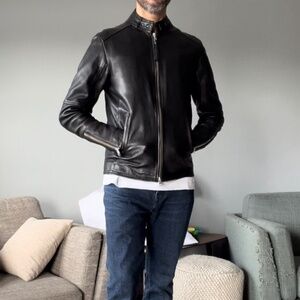 All Saints Cora leather Jacket size medium